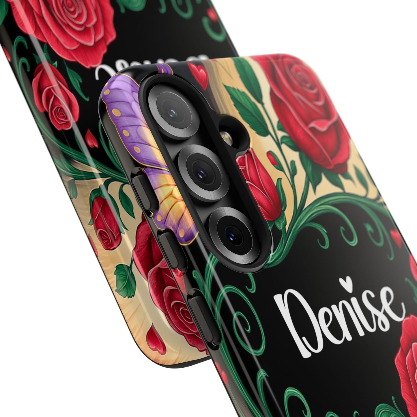 Personalized Rose Phone Case | Custom iPhone, Samsung & Pixel Cover