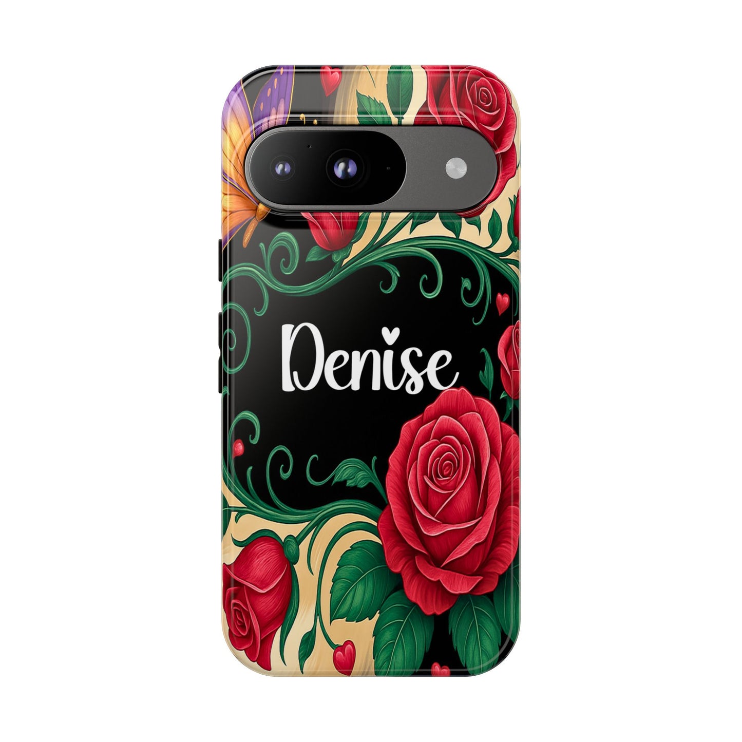 Personalized Rose Phone Case | Custom iPhone, Samsung & Pixel Cover
