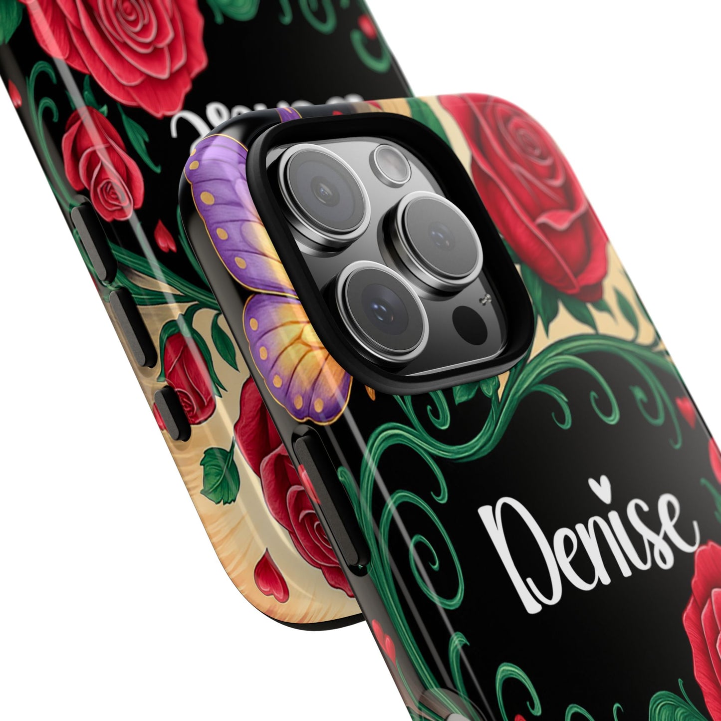 Personalized Rose Phone Case | Custom iPhone, Samsung & Pixel Cover