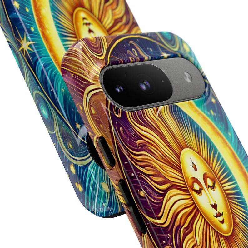 Celestial Sun & Moon Phone Case – iPhone, Samsung & Pixel Cover - Luxe Case Wraps