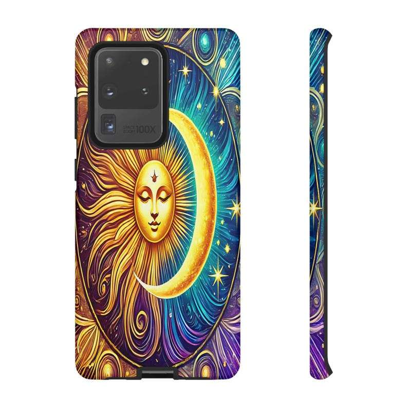 Celestial Sun & Moon Phone Case – iPhone, Samsung & Pixel Cover - Luxe Case Wraps
