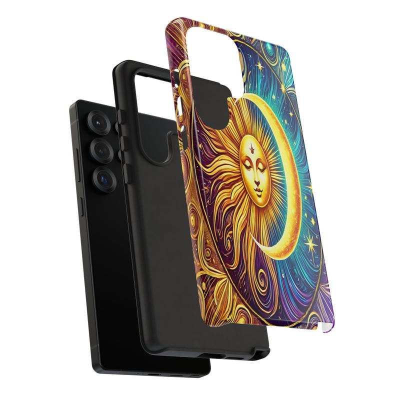 Celestial Sun & Moon Phone Case – iPhone, Samsung & Pixel Cover - Luxe Case Wraps