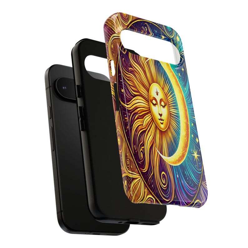 Celestial Sun & Moon Phone Case – iPhone, Samsung & Pixel Cover - Luxe Case Wraps