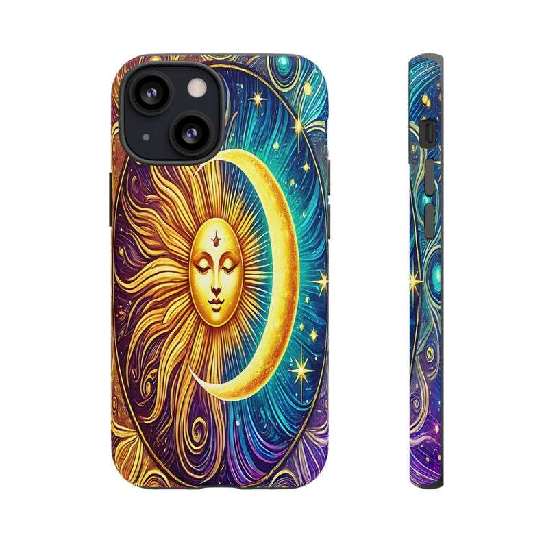 Celestial Sun & Moon Phone Case – iPhone, Samsung & Pixel Cover - Luxe Case Wraps