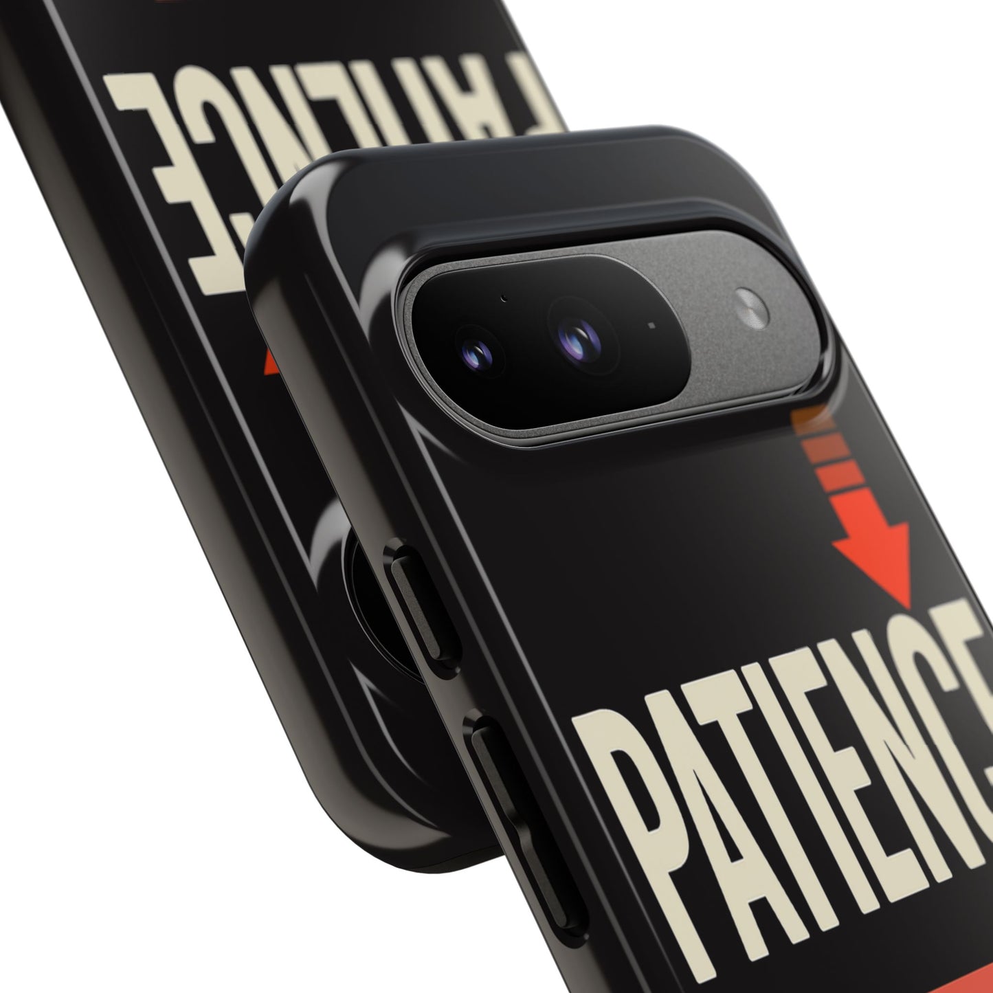 Patience 1% Battery Funny Phone Case – iPhone, Samsung & Pixel
