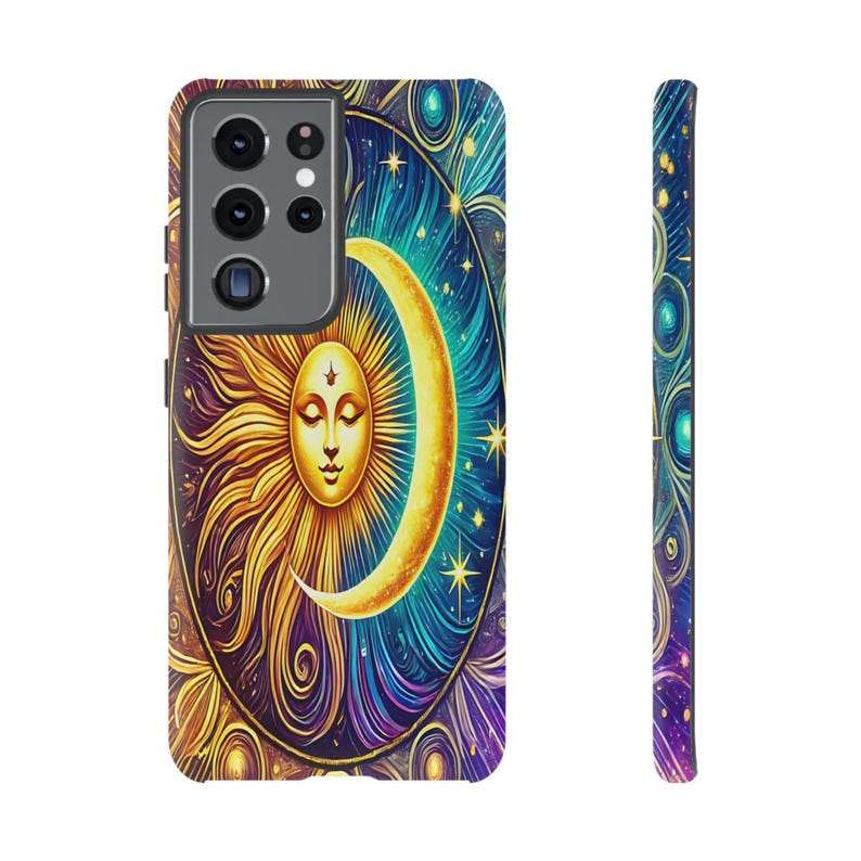Celestial Sun & Moon Phone Case – iPhone, Samsung & Pixel Cover - Luxe Case Wraps