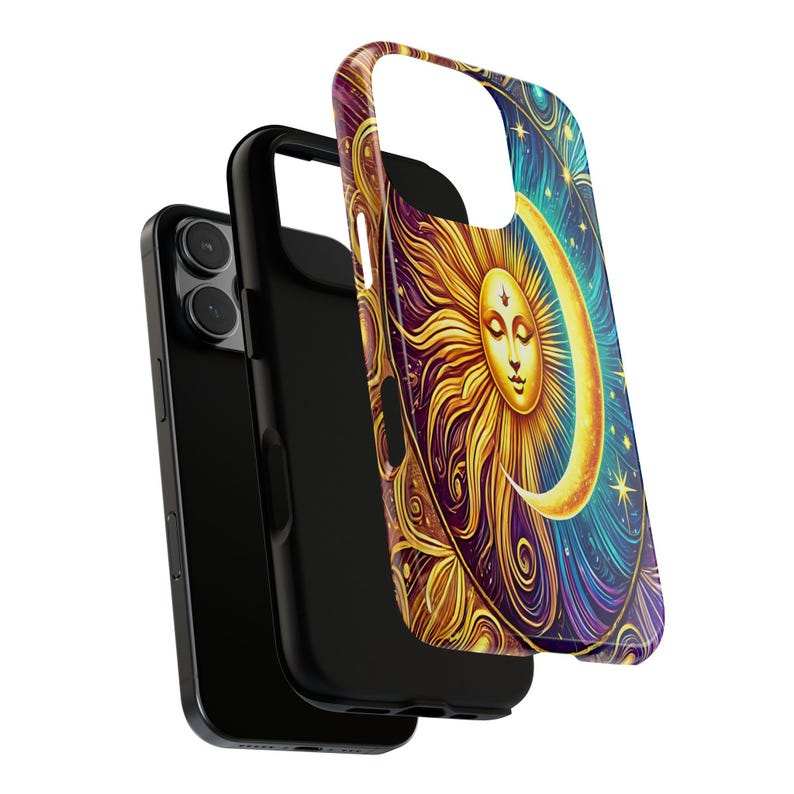 Celestial Sun & Moon Phone Case – iPhone, Samsung & Pixel Cover - Luxe Case Wraps