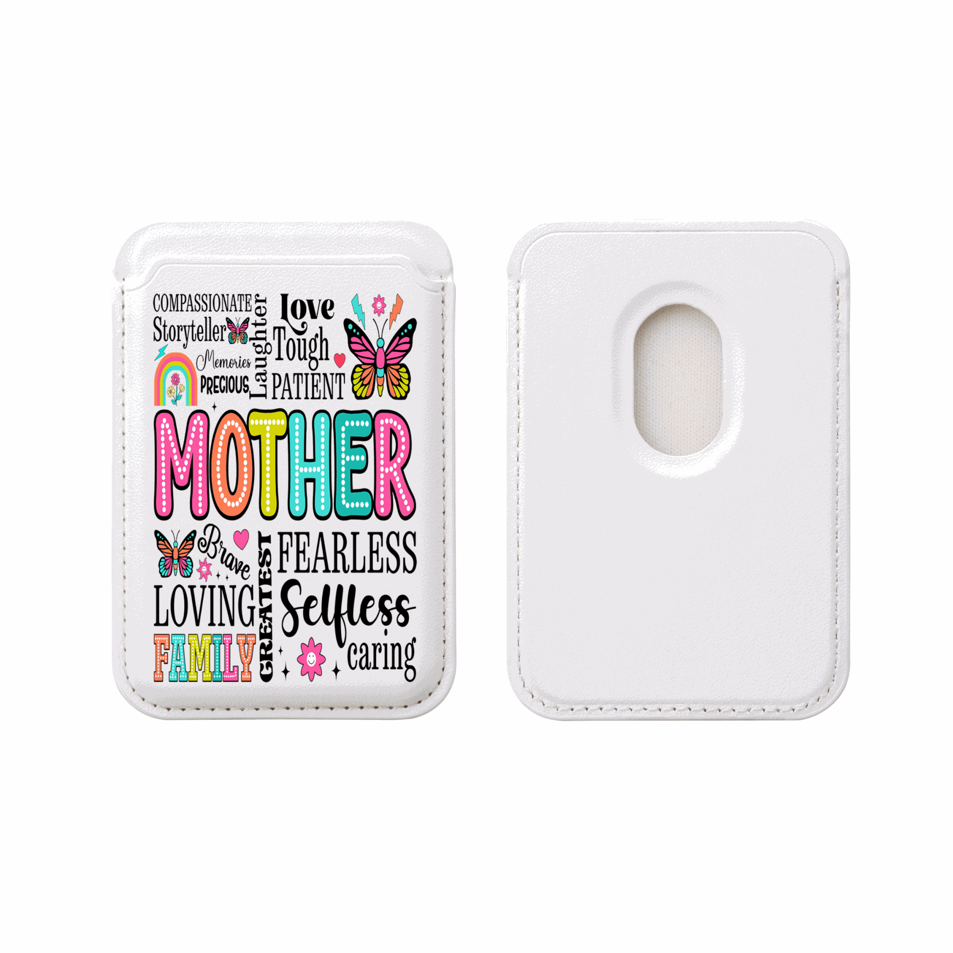 Mother Wallet | Magsafe® Card Holder | Vegan Wallet | Mother's Day Gift - Luxe Case Wraps