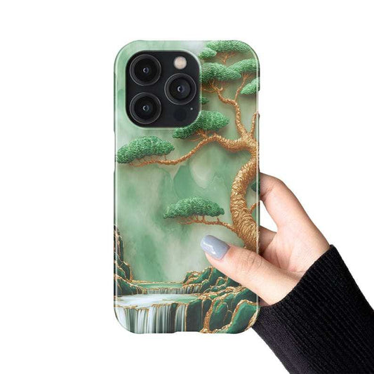 Zen Bonsai Tree Waterfall Phone Case – iPhone, Samsung & Pixel - Luxe Case Wraps
